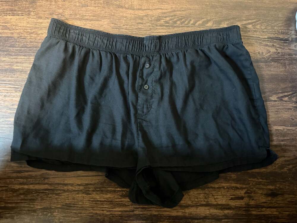 Victoria's Secret PINK Black Sleepwear Boxer Lounge Shorts Medium